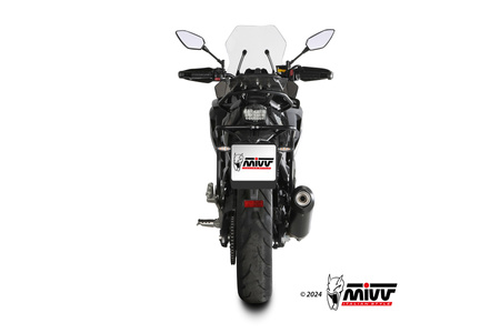 Mivv Tłumik końcowy OVAL BLACK STAINLESS STEEL WITH CARBON CAP CF MOTO 700MT 2024