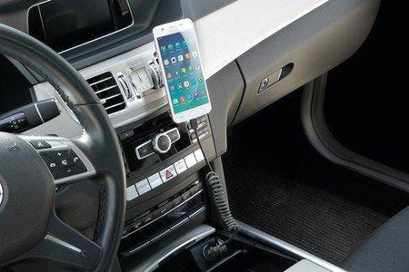 38700 Kabel sprężynowy Usb> Micro Usb - 100 cm - czarny 