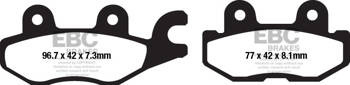 EBC Klocki hamulcowe FA674TT (kpl. na 1 tarcze)