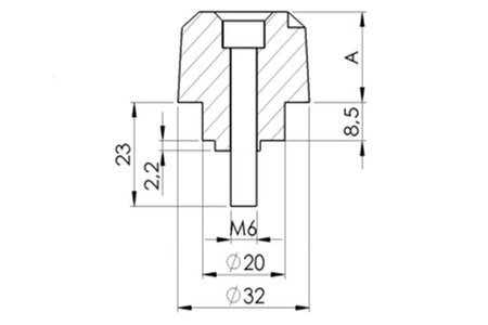 Końcówki kierownicy do Honda CB / CB650 F/R / CBR650 F/R (długie) Czerwony (R) 6631R