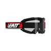 GOGLE LEATT VIZION 2.5 90 VLT BLACK RED CLEAR OS