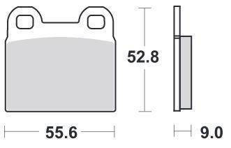 KLOCKI HAMULCOWE SBS 527 HF