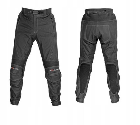 TSCHUL M-30 SPODNIE MOTOCYKLOWE SKÓRZANE
