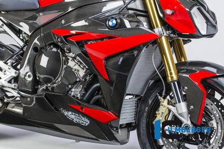 Osłona chłodnicy wodnej prawa - carbon BMW S 1000 R (2014-2016) ILMBERGER WKR.207.S100N.K