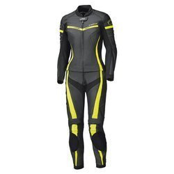 Motocyklowy Kombinezon Skórzany Held Lady Spire Black/Fluo Yellow