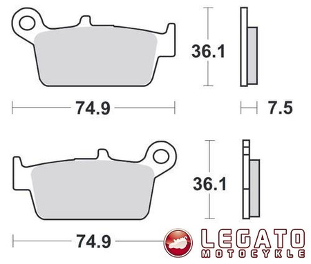 KLOCKI HAMULCOWE SBS 116 HF