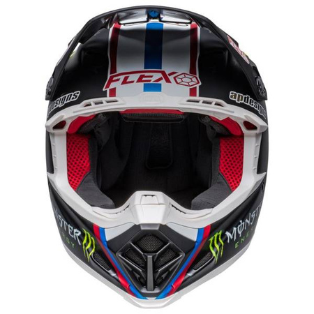 KASK BELL MOTO-9S FLEX TOMAC REPLICA 22 MATTE BLACK/WHITE