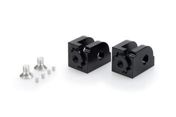 Mocowanie sportowych podnóżków PUIG 20304 (przód, do przesunięcia) Czarny (N) 20304N