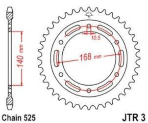 ZĘBATKA NAPĘDOWA JT TYŁ (525)