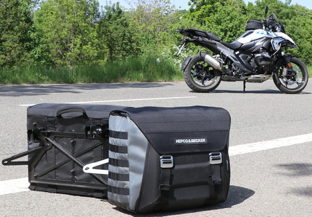 Side bag set Xtravel Basic Plug & Play for original Vario pannier rack for BMW R 1300 GS (2023-)