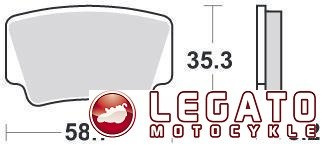 KLOCKI HAMULCOWE SBS 867 SI