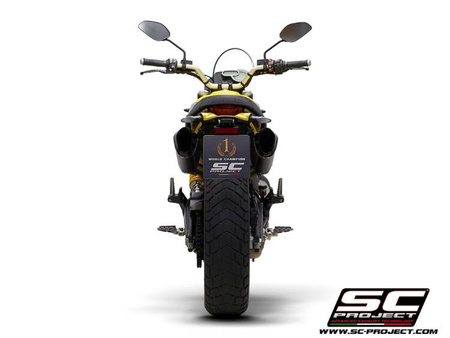 SC-Project tłumik końcowy MTR carbon Ducati Scrambler 1100 (2018 – 2019)