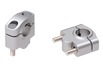 Handlebar Riser for Kawasaki W 800 (2011-2016), 25mm - silver