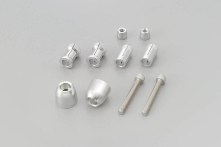 Końcówka kierownicy PINO-1 14-19mm srebrny