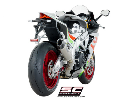 SC-Project tłumik końcowy Oval Titanium Aprilia RSV4 2017