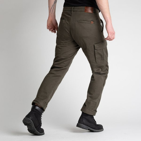 Motocyklowe Spodnie Jeansowe Broger Alaska Olive