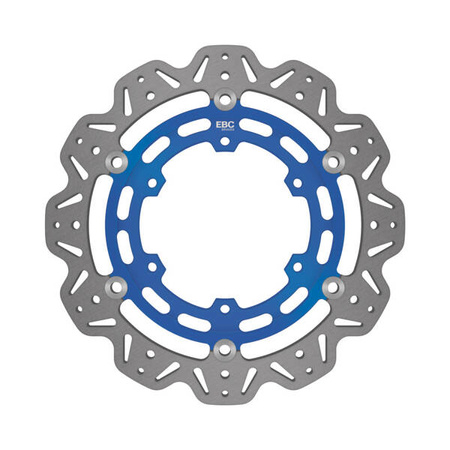 EBC Tarcza hamulcowa motocyklowa VR2128BLU VEE, niebieska
