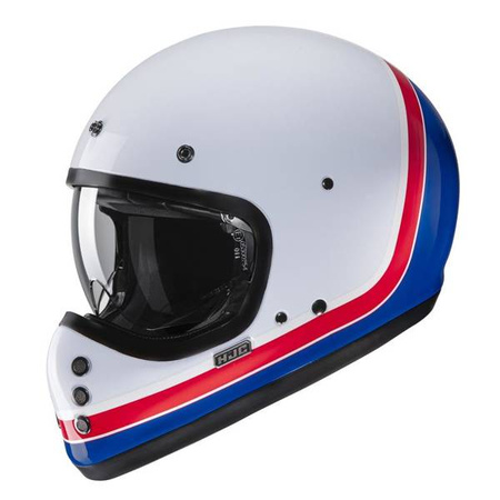 KASK HJC V60 SCOBY WHITE/RED/BLUE