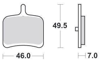 KLOCKI HAMULCOWE SBS 857 H.LS