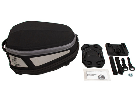 Royster rear bag Sport black/grey incl. Seatpad Basic