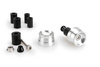 Końcówki kierownicy PUIG Sport (uniwersalne 13-18 mm) Srebrny (P) 21016P
