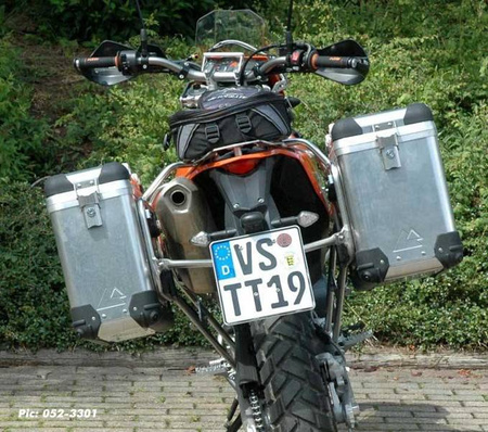 ZEGA Pro aluminium pannier system for KTM 690 Enduro / Enduro R (-2017)