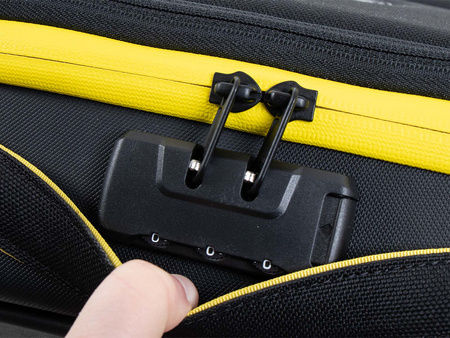 Royster Neo single side bag black/yellow for Hepco&Becker C-Bow holder