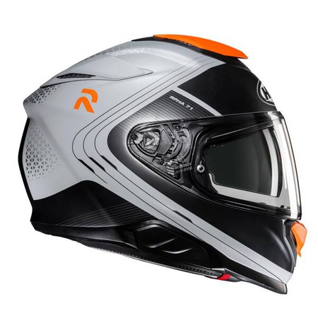 KASK HJC RPHA71 FREPE BLACK/SILVER