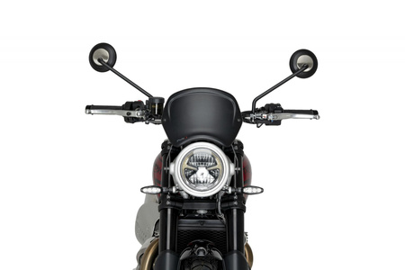 Owiewka PUIG Retroplate do Triumph Scrambler 1200X 24-25 Czarny mat (J) 22223J