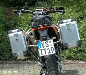 ZEGA Pro aluminium pannier system for KTM 690 Enduro / Enduro R (-2017)