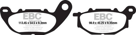 EBC Klocki hamulcowe FA663 (kpl. na 1 tarcze)