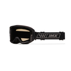 GOGLE IMX ENDURANCE RACE BLACK MATT/GREY - SZYBA DARK SMOKE + CLEAR (2 SZYBY W ZESTAWIE)