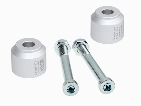 Handlebar riser 25 mm silver for BMW G 310 R (2016-)