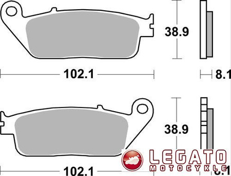 KLOCKI HAMULCOWE SBS 627 HS
