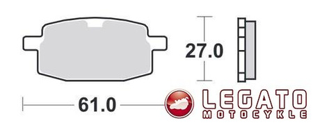 KLOCKI HAMULCOWE SBS 111 CT