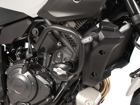 Engine protection bar black incl. protection pads for Yamaha MT-07 / Y-AMT (2025-)