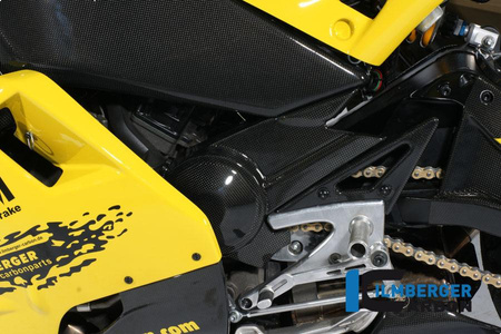 Osłona napędu paska - carbon do Buell 1125 CR (2008-2011) ILMBERGER RIO.019.1125R.K