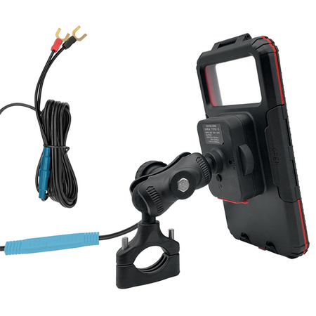 FreedConn motocyklowy uchwyt na telefon MC42 z ładowaniem indukcyjnym