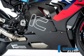 Osłona dolna typu bellypan do motocykla BMW M 1000 RR Strasse (2023-2024) - czarna ILMBERGER CG.VEU.003.M123S