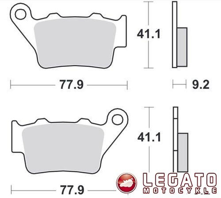 KLOCKI HAMULCOWE SBS 175 HF