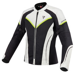 Motocyklowa Kurtka Tekstylna Rebelhorn Flux Lady Black/Ice/Flo Yellow