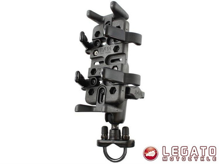 Uchwyt montowany do ramy kierownicy do telefonów komórkowych oraz przenośnych urządzeń elektronicznych