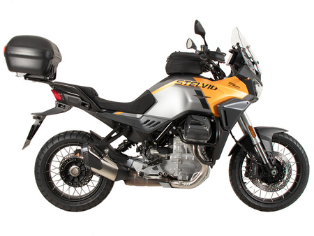 Easyrack topcasecarrier black for combination with original rear rack for Moto Guzzi Stelvio (2024-)