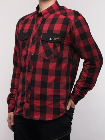 Motocyklowa Koszula Broger Alaska Red/Black
