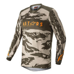 BLUZA ALPINESTARS RACER TACTICAL MILITARY SAND CAMO TANGERINE