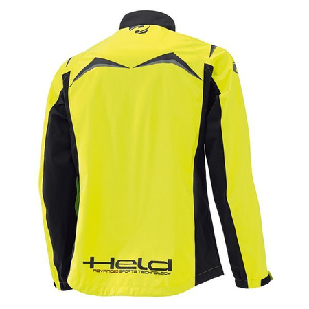 Motocyklowy Kurtka Tekstylna Held Rainblock Top Blue/Fluo Yellow