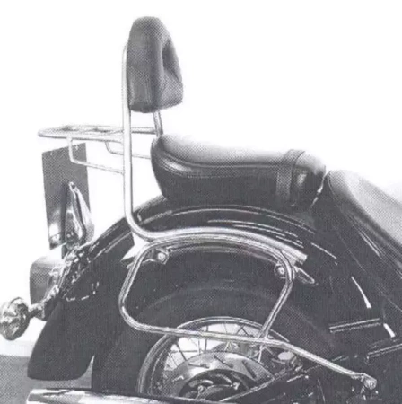 Yamaha XVS 1100 A Drag Star Classic (2001-2007) sissybar with rack