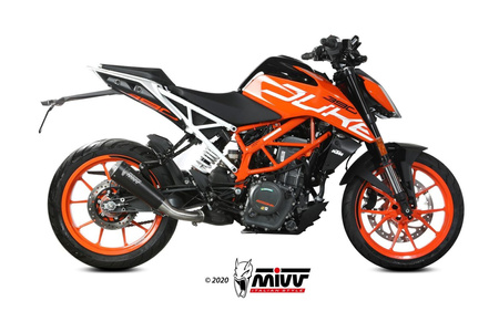 Mivv Tłumik końcowy X-M1 BLACK stal nierdzewna KTM 390 DUKE 2017-2020
