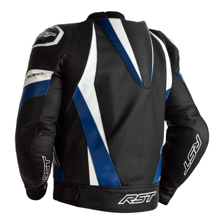 Motocyklowa Kurtka Skórzana RST Tractech Evo 4 CE Black/Blue (2357)
