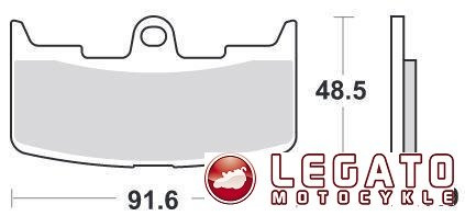 KLOCKI HAMULCOWE SBS 795 H.HS